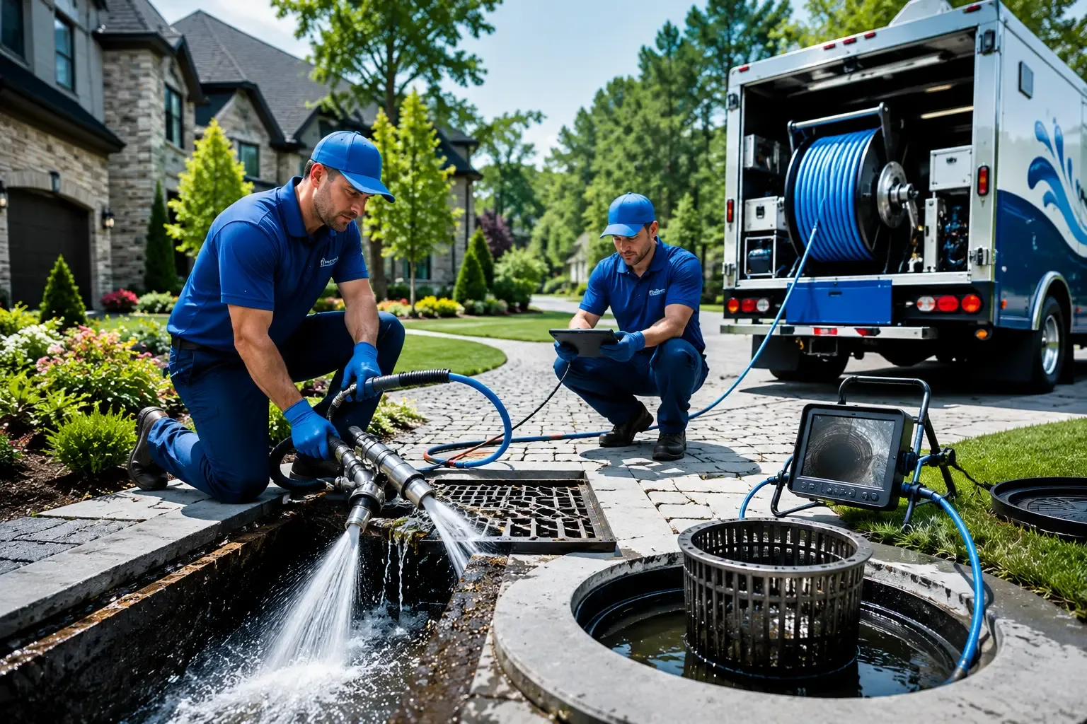 Local outdoor drain cleaning professionals in Amesville, OH